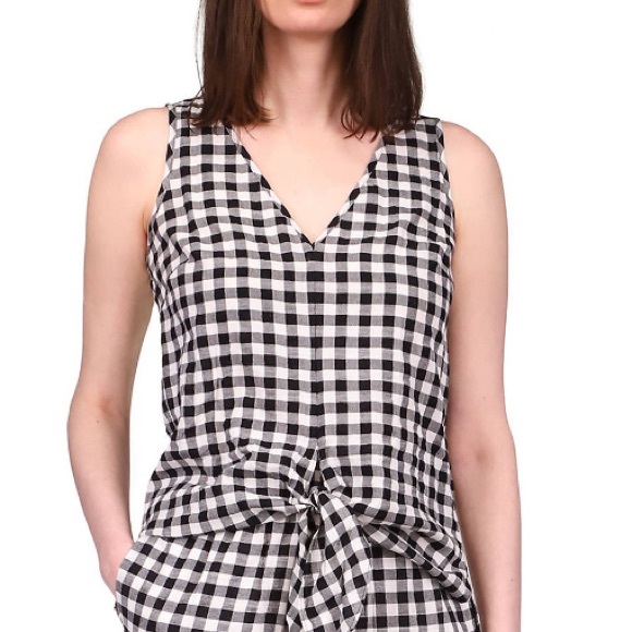 NWT!! Michael Kors beautiful gingham top - Picture 1 of 10